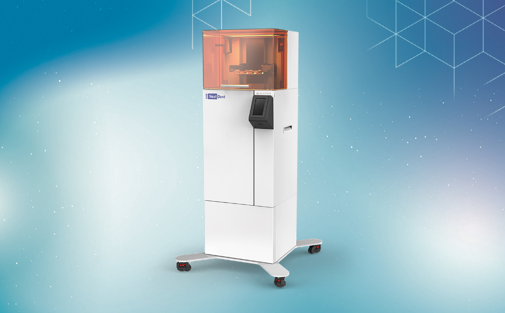 AVINENT distributes the 3D NextDent 5100 printer, which allows clinics and laboratories to manufacture biocompatible products in record time