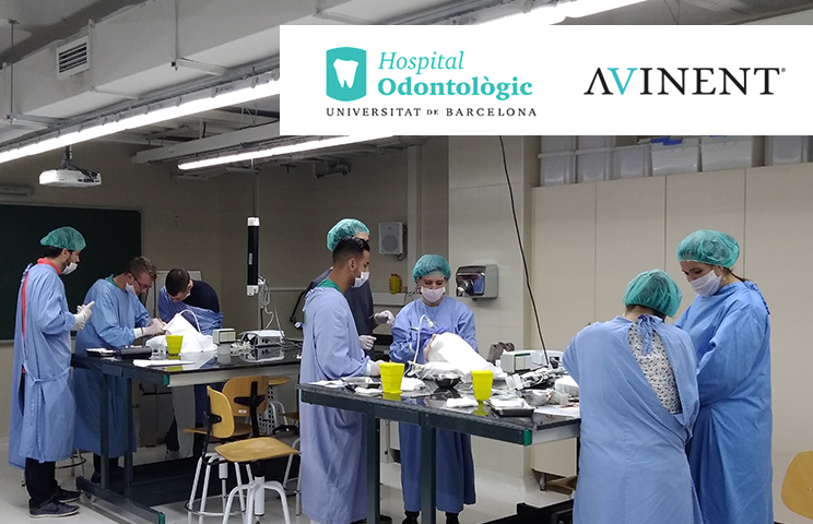 AVINENT and the Dental Hospital of the University of Barcelona extend their collaboration agreement
