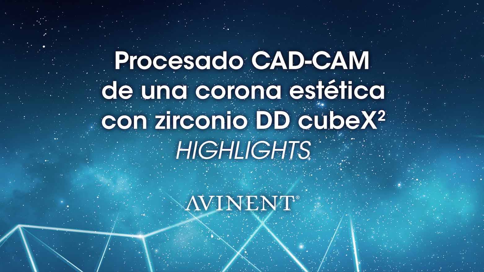 Procesado CAD-CAM de una corona estética con zirconio DD cubeX2
